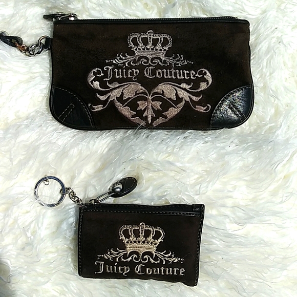 JUICY COUTURE WRISTLET & CHAIN PURSE KEY RING BUNDLE - Picture 8 of 14